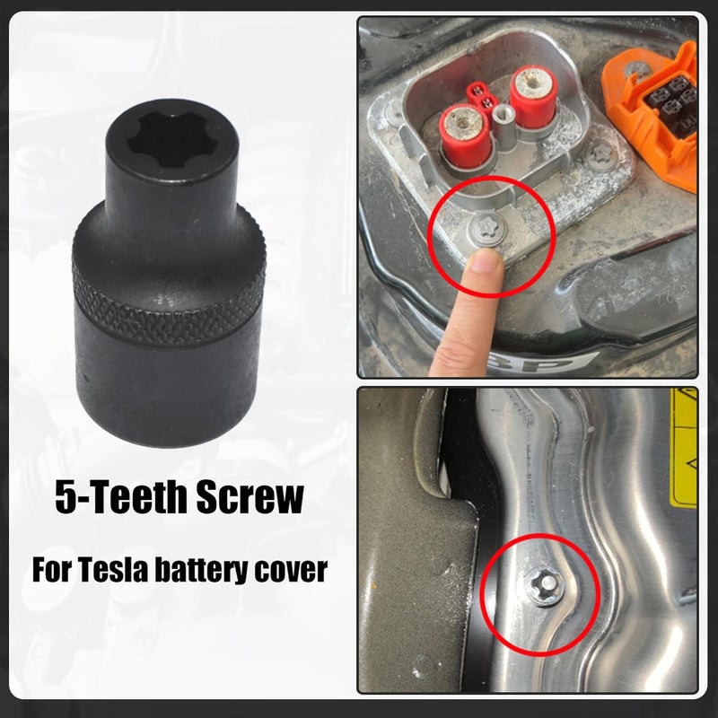 Yuesstloo Torx Plus Socket Set, External Torx Plus 6 Point EP Socket EP4 - EP32 19Pcs With 1/2'' 3/8'' 1/4'' Dr, Replacement for E-TORX Socket Set, Works with Most Cars and Tesla - Image 5